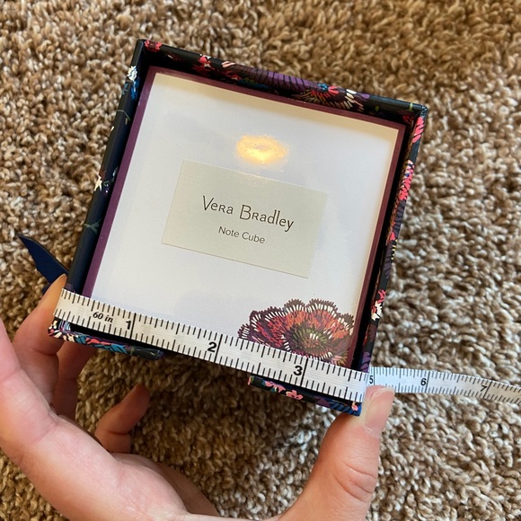 Vera Bradley - Note Cube - Midnight Wildflowers - NWT! - Picture 7 of 9